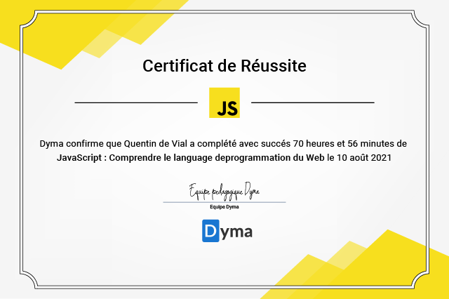 certification